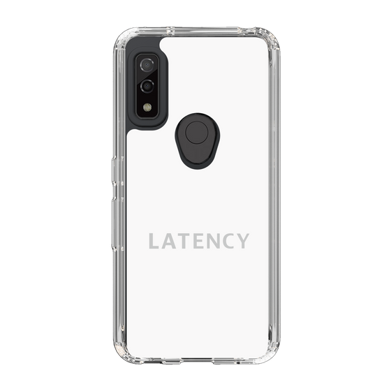 スリムプロテクションケース［ LATENCY - Logotype - White ］