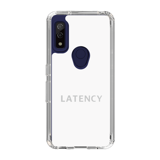 スリムプロテクションケース［ LATENCY - Logotype - White ］