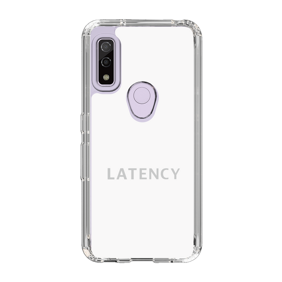 スリムプロテクションケース［ LATENCY - Logotype - White ］