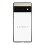 スリムプロテクションケース［ LATENCY - Logotype - White ］
