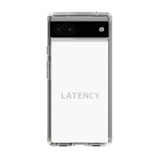スリムプロテクションケース［ LATENCY - Logotype - White ］