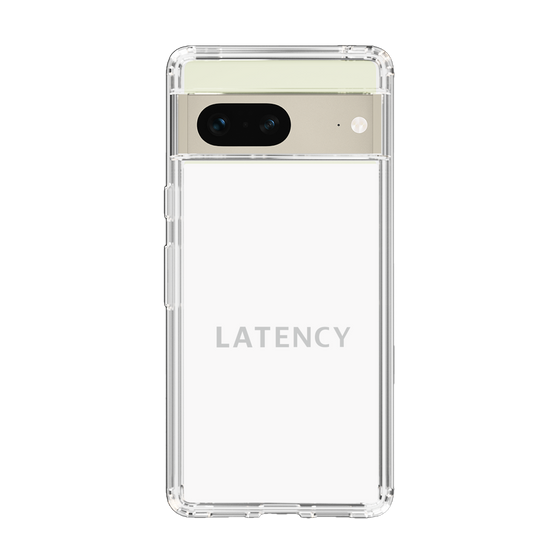 スリムプロテクションケース［ LATENCY - Logotype - White ］