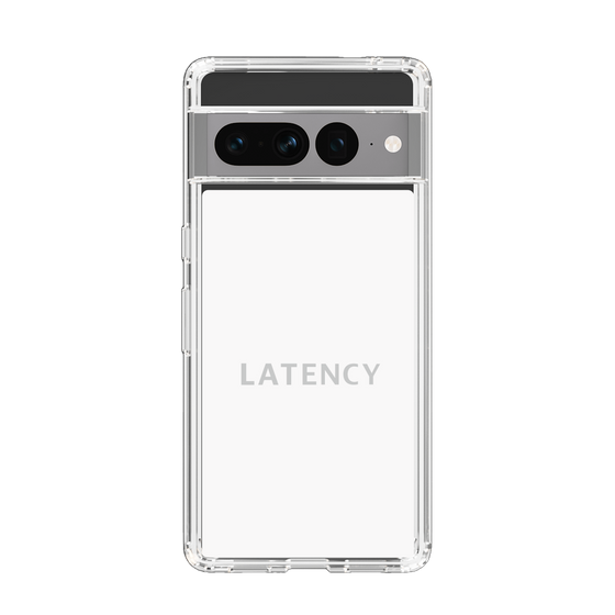 スリムプロテクションケース［ LATENCY - Logotype - White ］