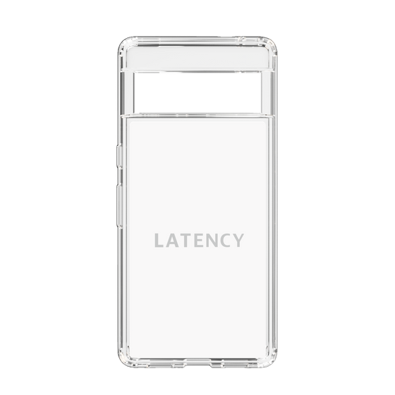 スリムプロテクションケース［ LATENCY - Logotype - White ］