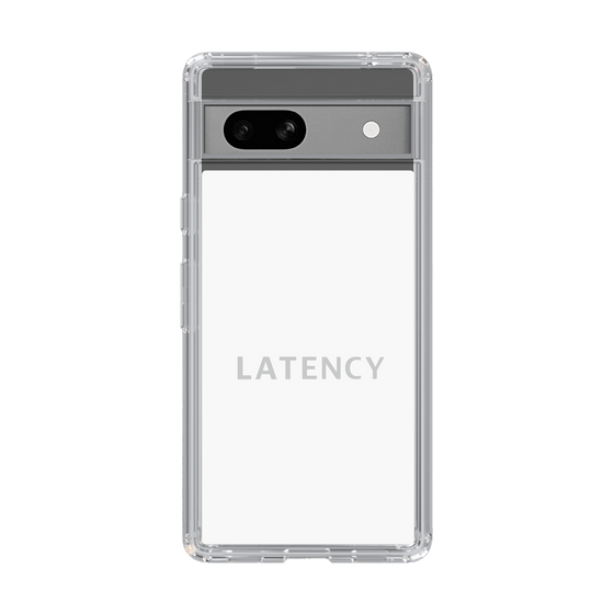 スリムプロテクションケース［ LATENCY - Logotype - White ］