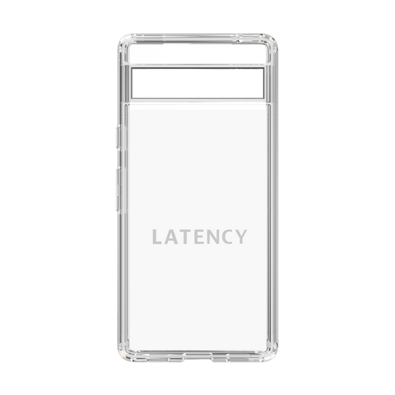スリムプロテクションケース［ LATENCY - Logotype - White ］