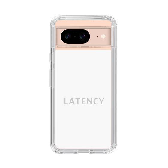 スリムプロテクションケース［ LATENCY - Logotype - White ］