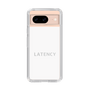 スリムプロテクションケース［ LATENCY - Logotype - White ］