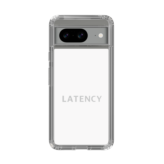 スリムプロテクションケース［ LATENCY - Logotype - White ］