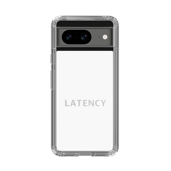 スリムプロテクションケース［ LATENCY - Logotype - White ］