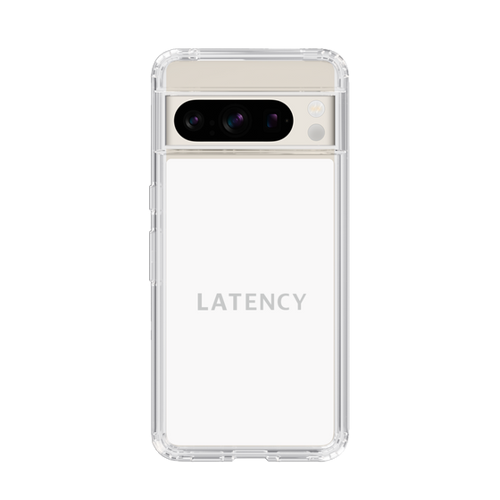 スリムプロテクションケース［ LATENCY - Logotype - White ］