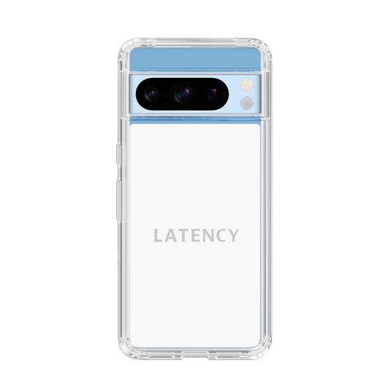 スリムプロテクションケース［ LATENCY - Logotype - White ］