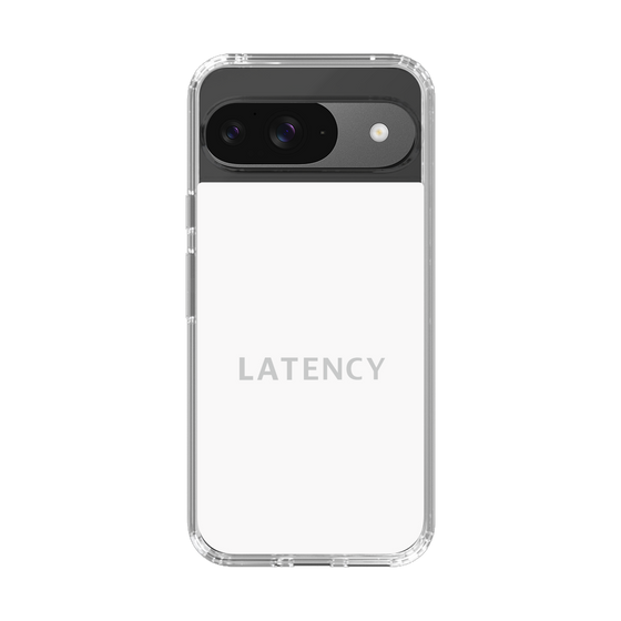 スリムプロテクションケース［ LATENCY - Logotype - White ］