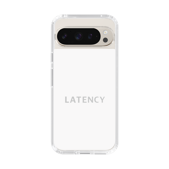 スリムプロテクションケース［ LATENCY - Logotype - White ］