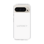 スリムプロテクションケース［ LATENCY - Logotype - White ］