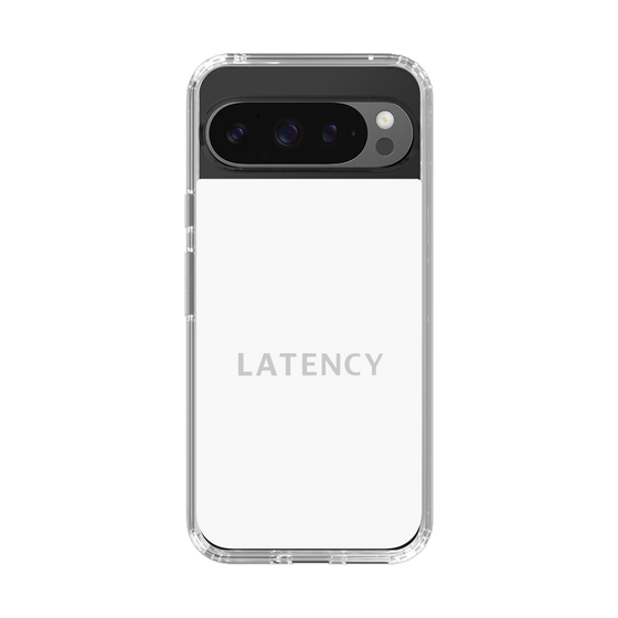 スリムプロテクションケース［ LATENCY - Logotype - White ］