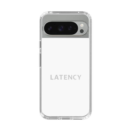 スリムプロテクションケース［ LATENCY - Logotype - White ］