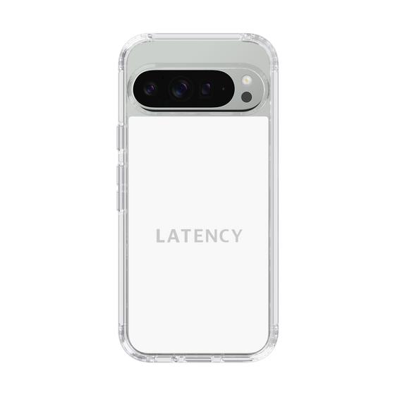 スリムプロテクションケース［ LATENCY - Logotype - White ］
