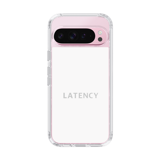 スリムプロテクションケース［ LATENCY - Logotype - White ］