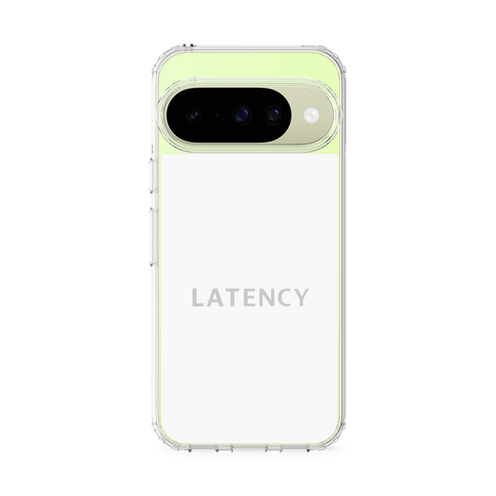 スリムプロテクションケース［ LATENCY - Logotype - White ］