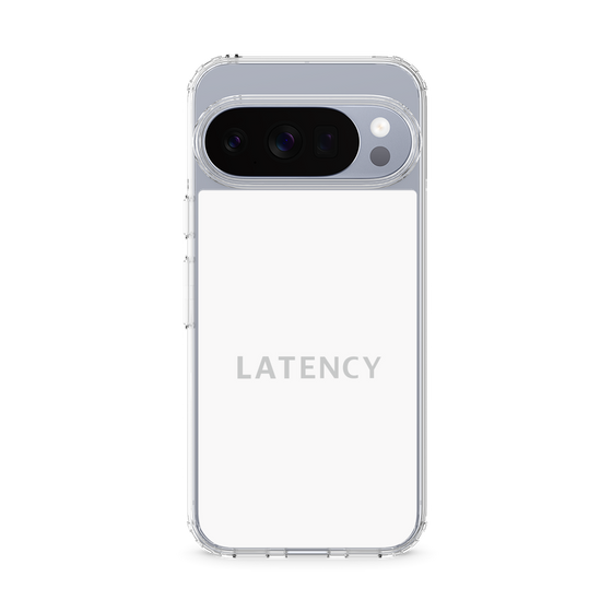 スリムプロテクションケース［ LATENCY - Logotype - White ］