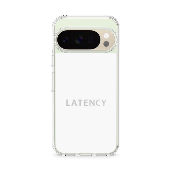 スリムプロテクションケース［ LATENCY - Logotype - White ］