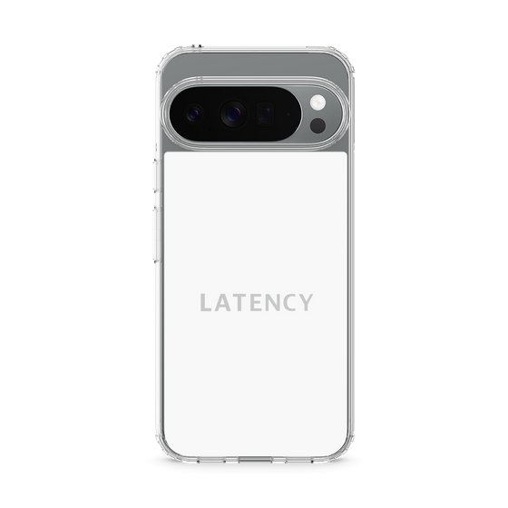 スリムプロテクションケース［ LATENCY - Logotype - White ］