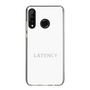 スリムプロテクションケース［ LATENCY - Logotype - White ］