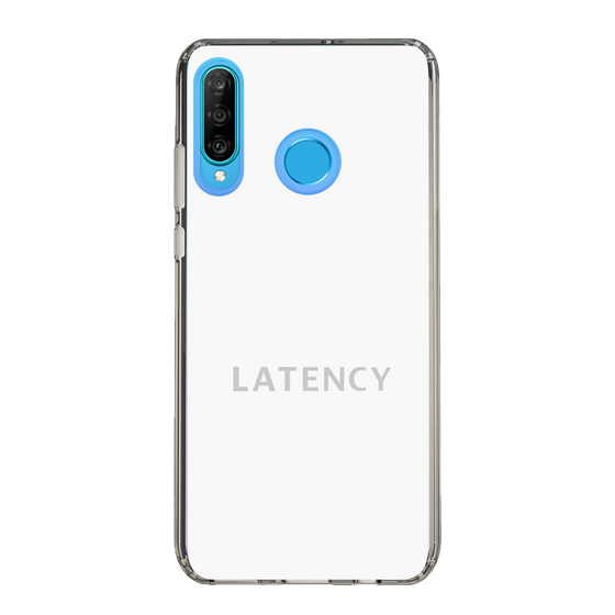 スリムプロテクションケース［ LATENCY - Logotype - White ］