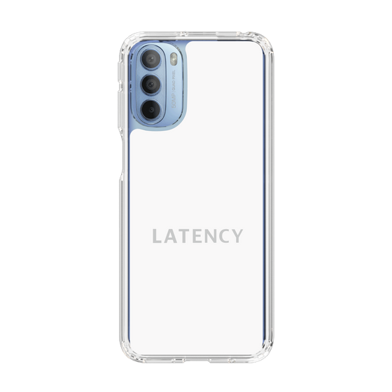 スリムプロテクションケース［ LATENCY - Logotype - White ］