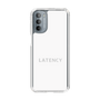 スリムプロテクションケース［ LATENCY - Logotype - White ］