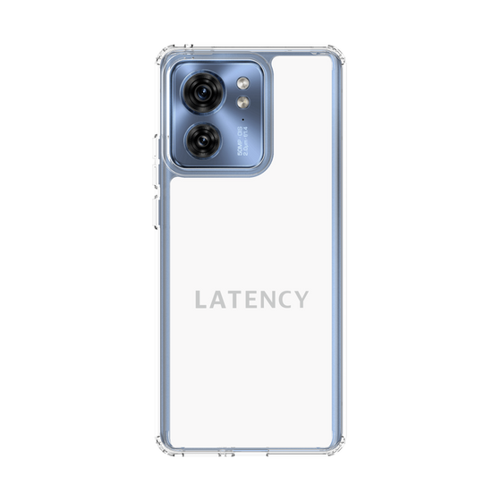 スリムプロテクションケース［ LATENCY - Logotype - White ］