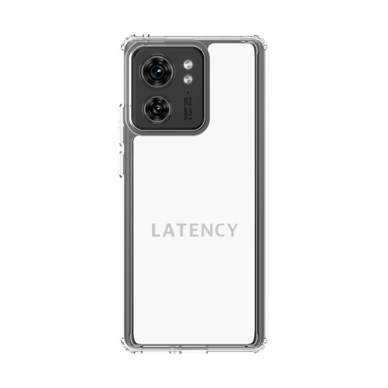 スリムプロテクションケース［ LATENCY - Logotype - White ］
