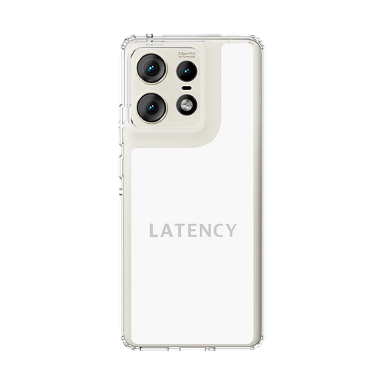 スリムプロテクションケース［ LATENCY - Logotype - White ］
