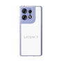 スリムプロテクションケース［ LATENCY - Logotype - White ］