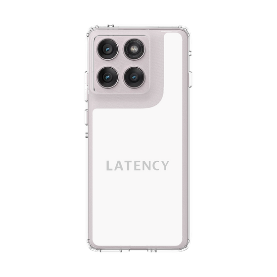 スリムプロテクションケース［ LATENCY - Logotype - White ］