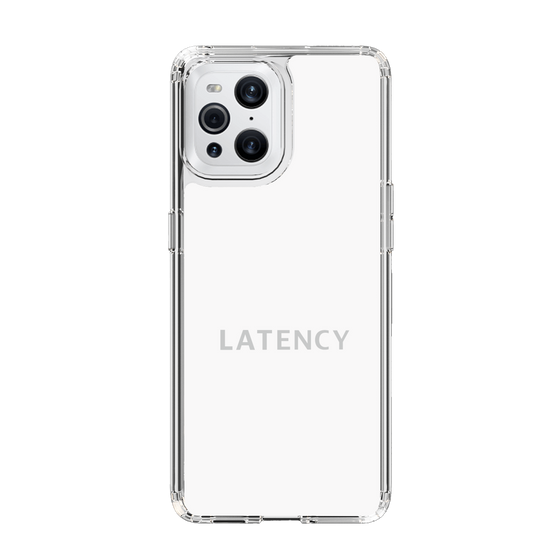 スリムプロテクションケース［ LATENCY - Logotype - White ］