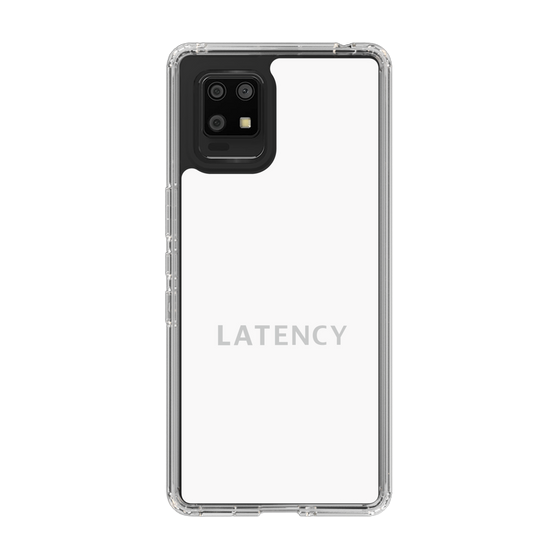スリムプロテクションケース［ LATENCY - Logotype - White ］
