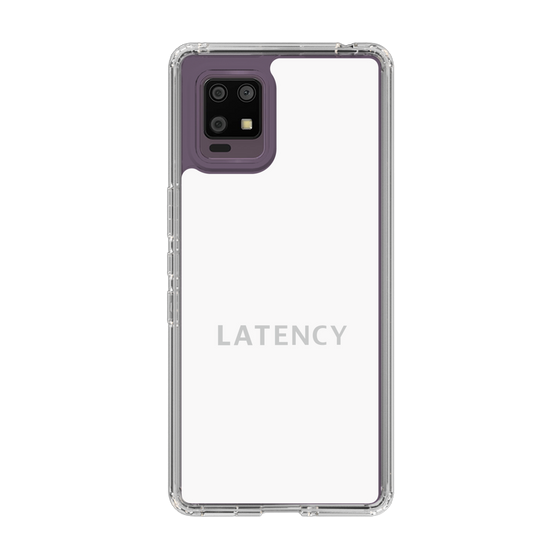 スリムプロテクションケース［ LATENCY - Logotype - White ］