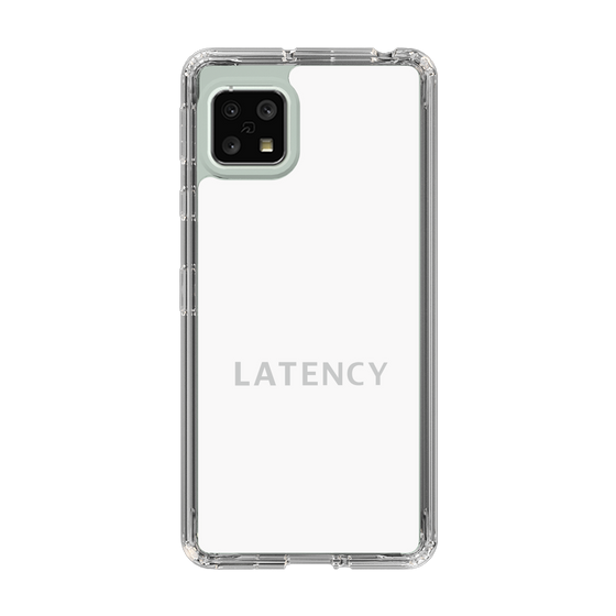 スリムプロテクションケース［ LATENCY - Logotype - White ］