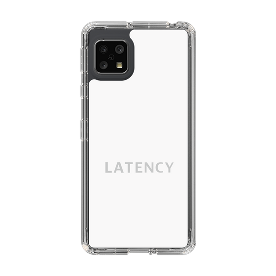 スリムプロテクションケース［ LATENCY - Logotype - White ］