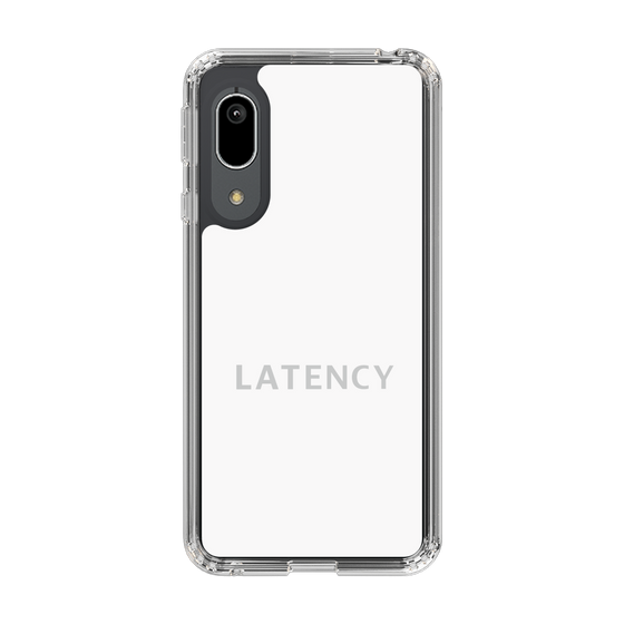 スリムプロテクションケース［ LATENCY - Logotype - White ］