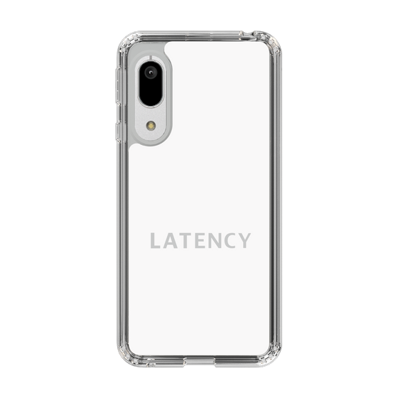 スリムプロテクションケース［ LATENCY - Logotype - White ］