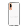 スリムプロテクションケース［ LATENCY - Logotype - White ］