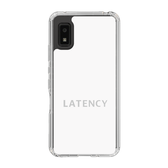 スリムプロテクションケース［ LATENCY - Logotype - White ］