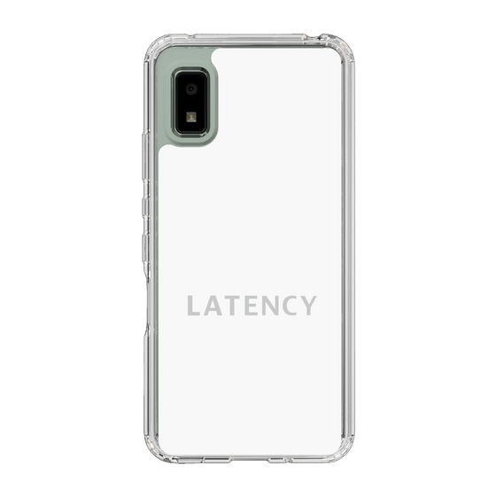 スリムプロテクションケース［ LATENCY - Logotype - White ］