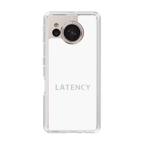 スリムプロテクションケース［ LATENCY - Logotype - White ］