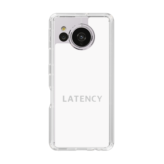 スリムプロテクションケース［ LATENCY - Logotype - White ］