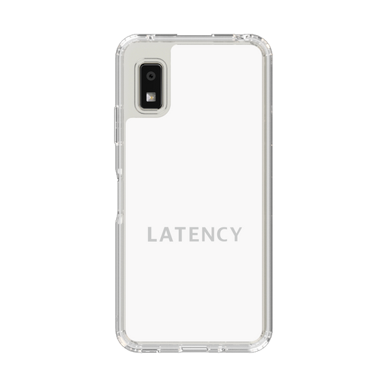 スリムプロテクションケース［ LATENCY - Logotype - White ］