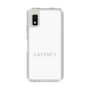 スリムプロテクションケース［ LATENCY - Logotype - White ］